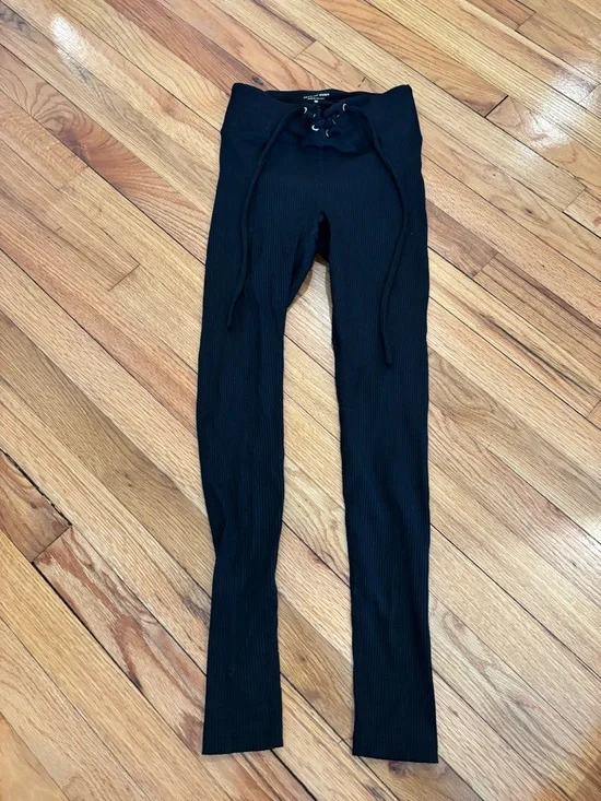 Stretch Football Legging in Black YEAR OF OURS SMALL - Picture 2 of 8